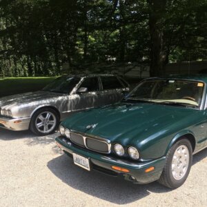 Green and Silver Jag